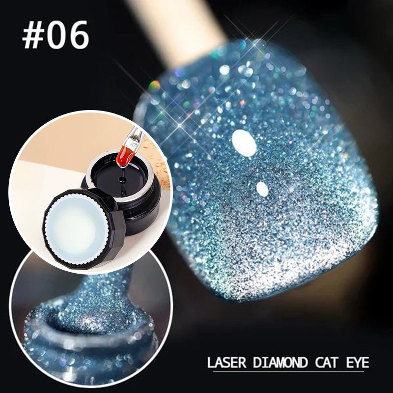 Luxe Cat Eye Nail Polish | Non-Toxic, Natural Resin, Sparkling Effect 23