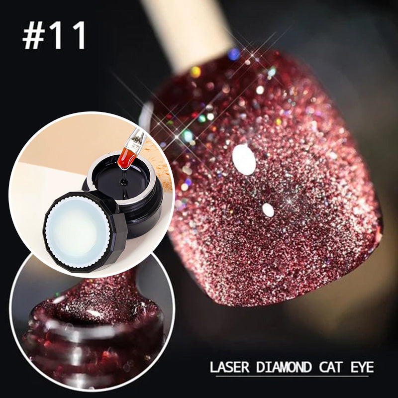 Luxe Cat Eye Nail Polish | Non-Toxic, Natural Resin, Sparkling Effect 25