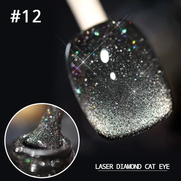 Luxe Cat Eye Nail Polish | Non-Toxic, Natural Resin, Sparkling Effect 3