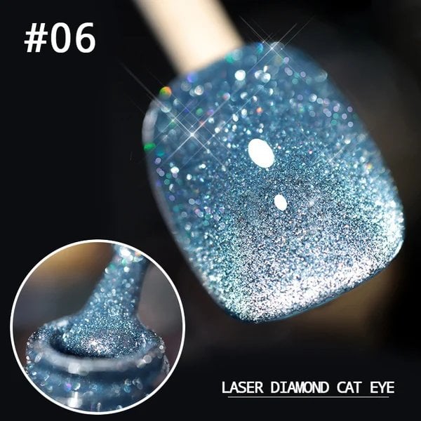 Luxe Cat Eye Nail Polish | Non-Toxic, Natural Resin, Sparkling Effect 4