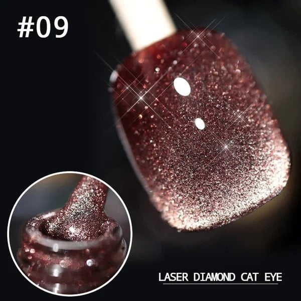 Luxe Cat Eye Nail Polish | Non-Toxic, Natural Resin, Sparkling Effect 5