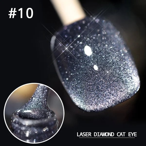 Luxe Cat Eye Nail Polish | Non-Toxic, Natural Resin, Sparkling Effect 6