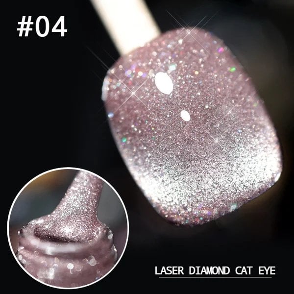 Luxe Cat Eye Nail Polish | Non-Toxic, Natural Resin, Sparkling Effect 7