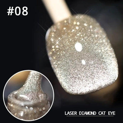 Luxe Cat Eye Nail Polish | Non-Toxic, Natural Resin, Sparkling Effect 8