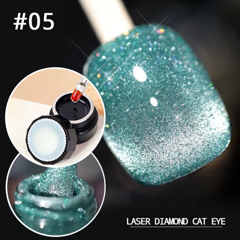 Luxe Cat Eye Nail Polish | Non-Toxic, Natural Resin, Sparkling Effect 9