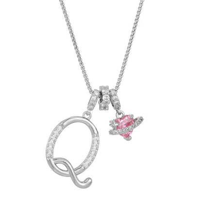 Luxe Initial Pendant Necklace | 3-Layer Gold Design with Adjustable Length 18
