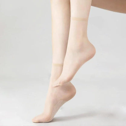 Luxe Invisible Socks | Slip-Resistant Crystal Silk 3