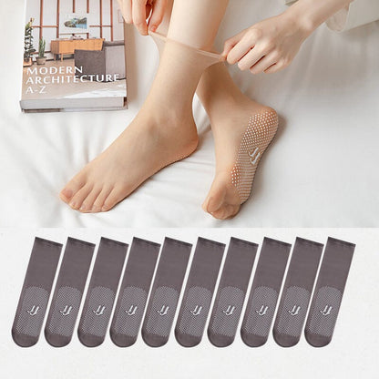 Luxe Invisible Socks | Slip-Resistant Crystal Silk 4