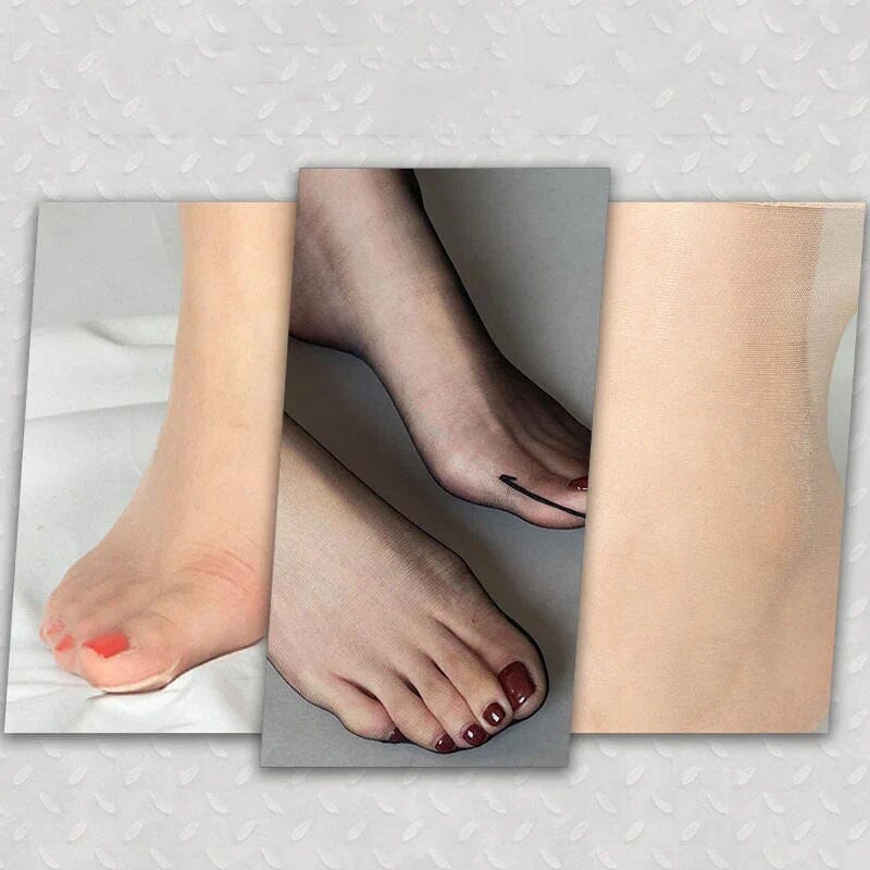 Luxe Invisible Socks | Slip-Resistant Crystal Silk 5