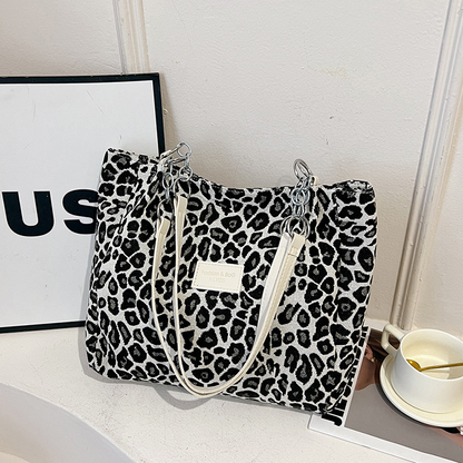 Luxe Leopard Tote | Spacious, Durable Design 8