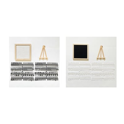 Luxe Letter Board | Premium Oak Wood with Felt Surface 5