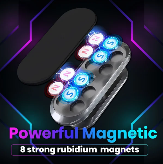 Magma Car Phone Holder | Ultra-Strong Magnetic, 360° Rotation, Compatible with All Smartphones 4