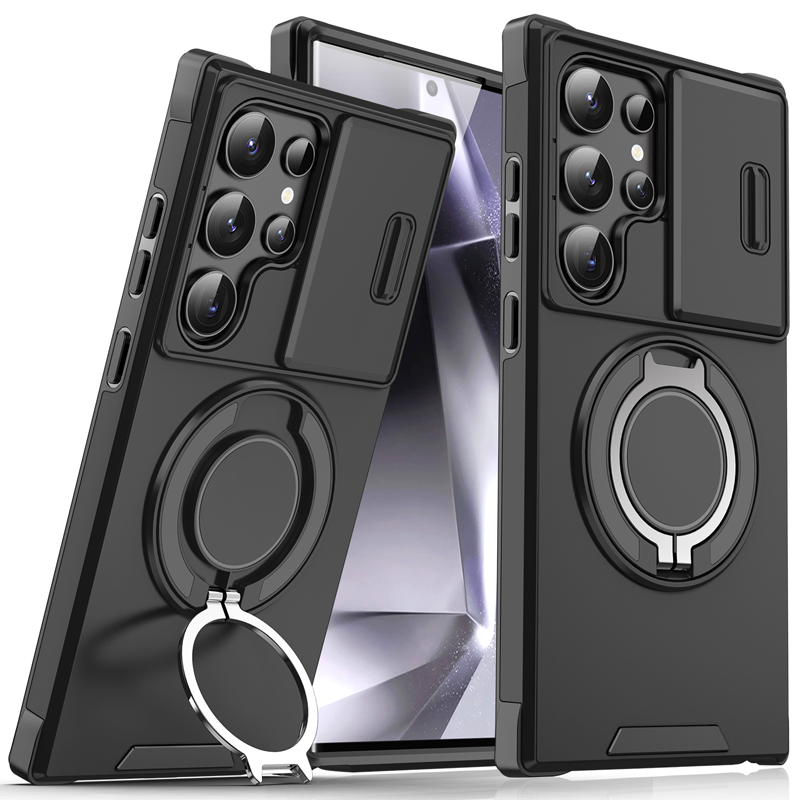 Magma Magnetic Stand Case | 360° Ring Grip, Slide Camera Cover 1