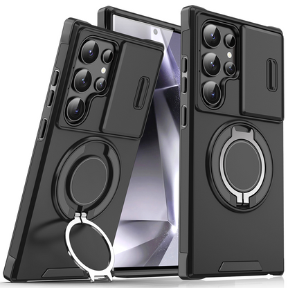 Magma Magnetic Stand Case | 360° Ring Grip, Slide Camera Cover 1