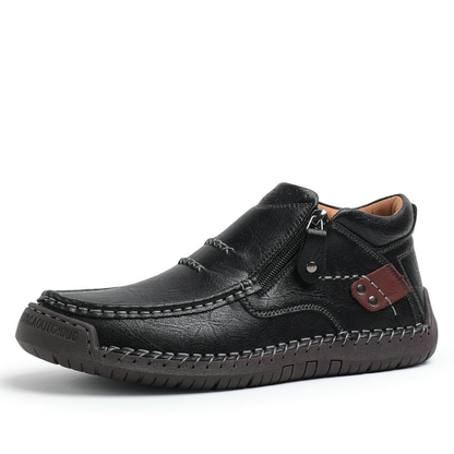 Maverick Black Leather Boots | Handmade, Waterproof, Slip-On 0