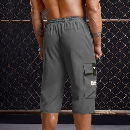 Maverick Men's Cargo Pants | Adjustable Drawstring, Breathable Polyester, Black 3