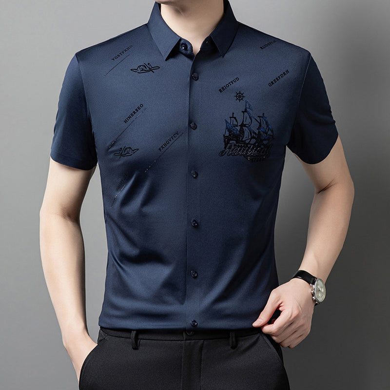 Maverick Men's Dress Shirt | Premium Soft Fabric, Regular Fit 4