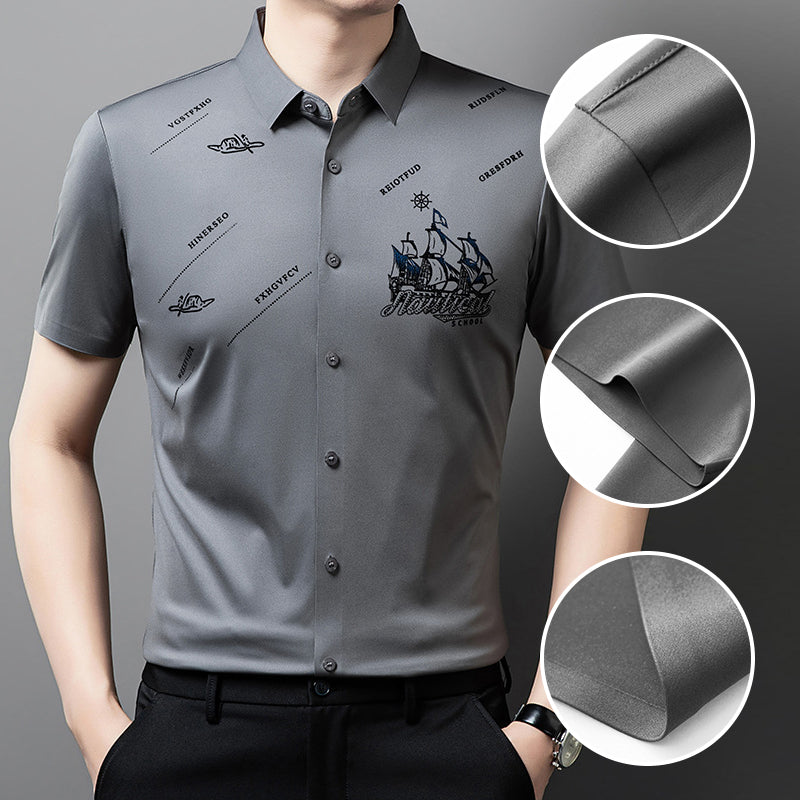 Maverick Men's Dress Shirt | Premium Soft Fabric, Regular Fit 7
