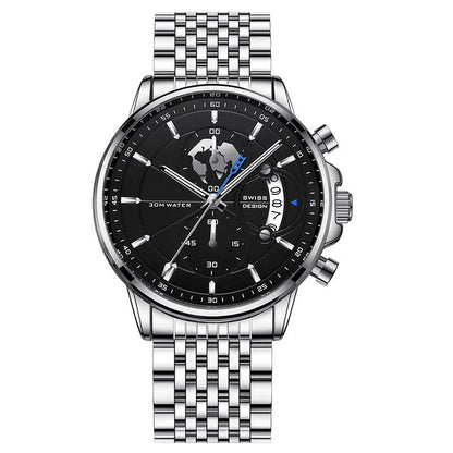 Maverick Men's Watch | Luminous, Water-Resistant 10