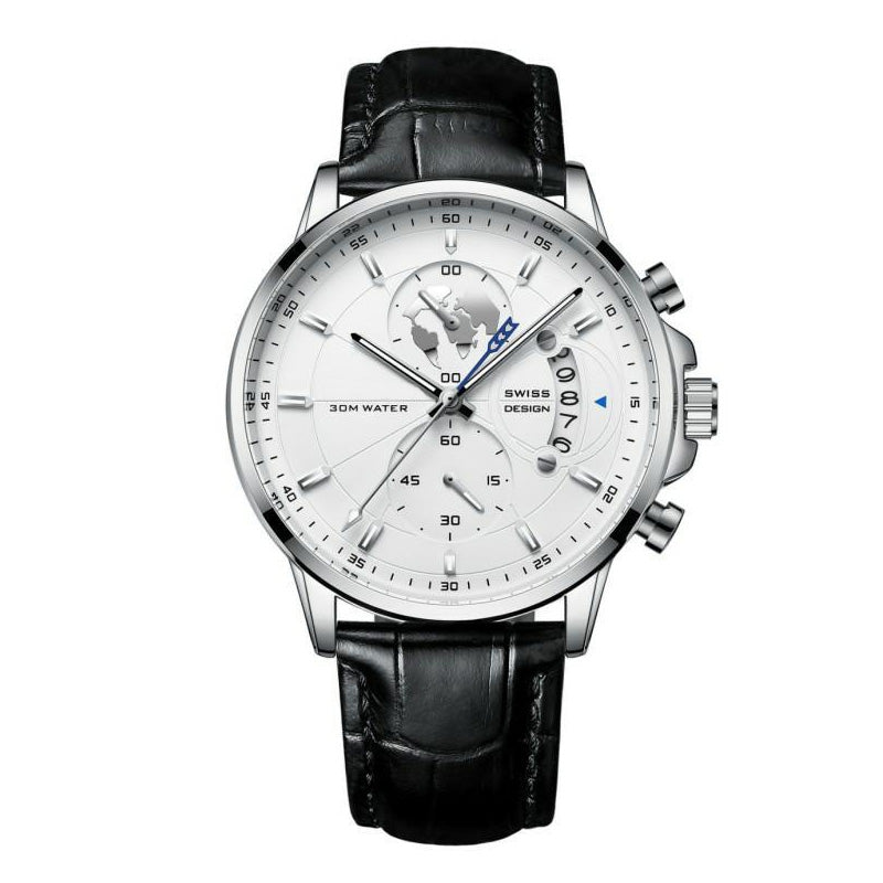 Maverick Men's Watch | Luminous, Water-Resistant 12