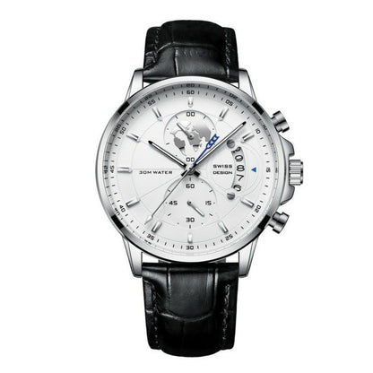 Maverick Men's Watch | Luminous, Water-Resistant 12