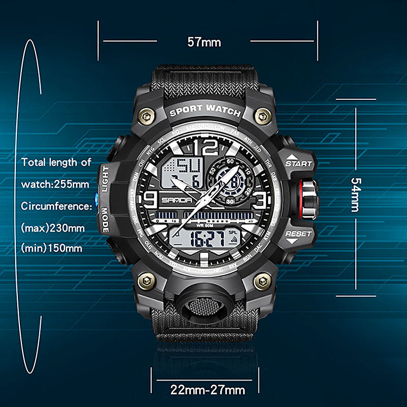 Maverick Men's Watch | Multifunctional, Waterproof, Luminous Display 7