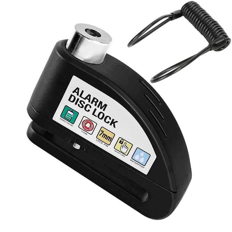 Maverick Motorcycle Disc Lock | Anti-Theft Alarm, Waterproof Alloy 0