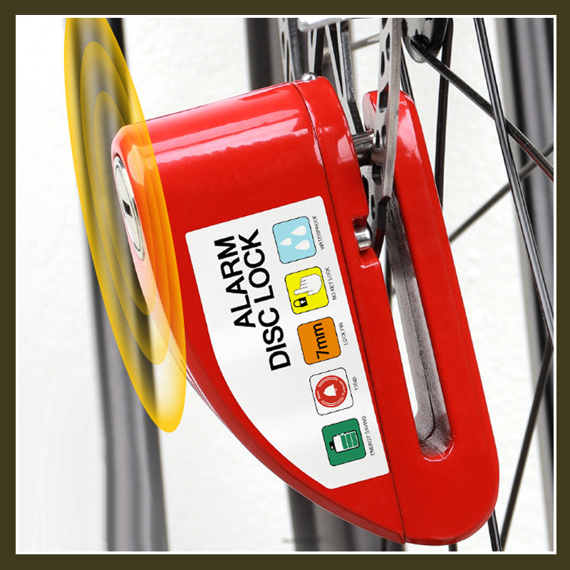 Maverick Motorcycle Disc Lock | Anti-Theft Alarm, Waterproof Alloy 3