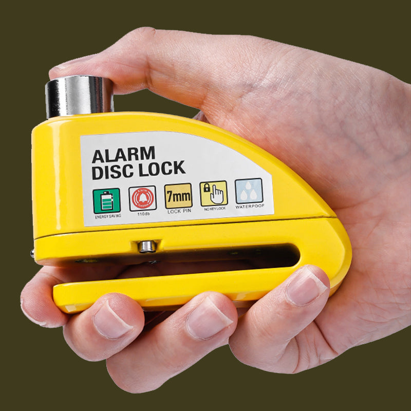 Maverick Motorcycle Disc Lock | Anti-Theft Alarm, Waterproof Alloy 4