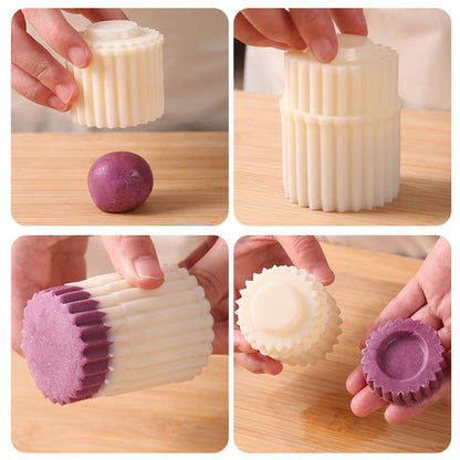 Mellow Moon Cake Mold | Food-Grade ABS, Double-Ended Bakery Tool 2