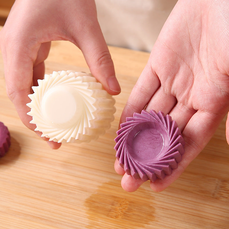 Mellow Moon Cake Mold | Food-Grade ABS, Double-Ended Bakery Tool 3