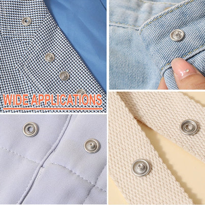 Melo Snap Button Fastener Kit | Durable Stainless Steel with Tool 1