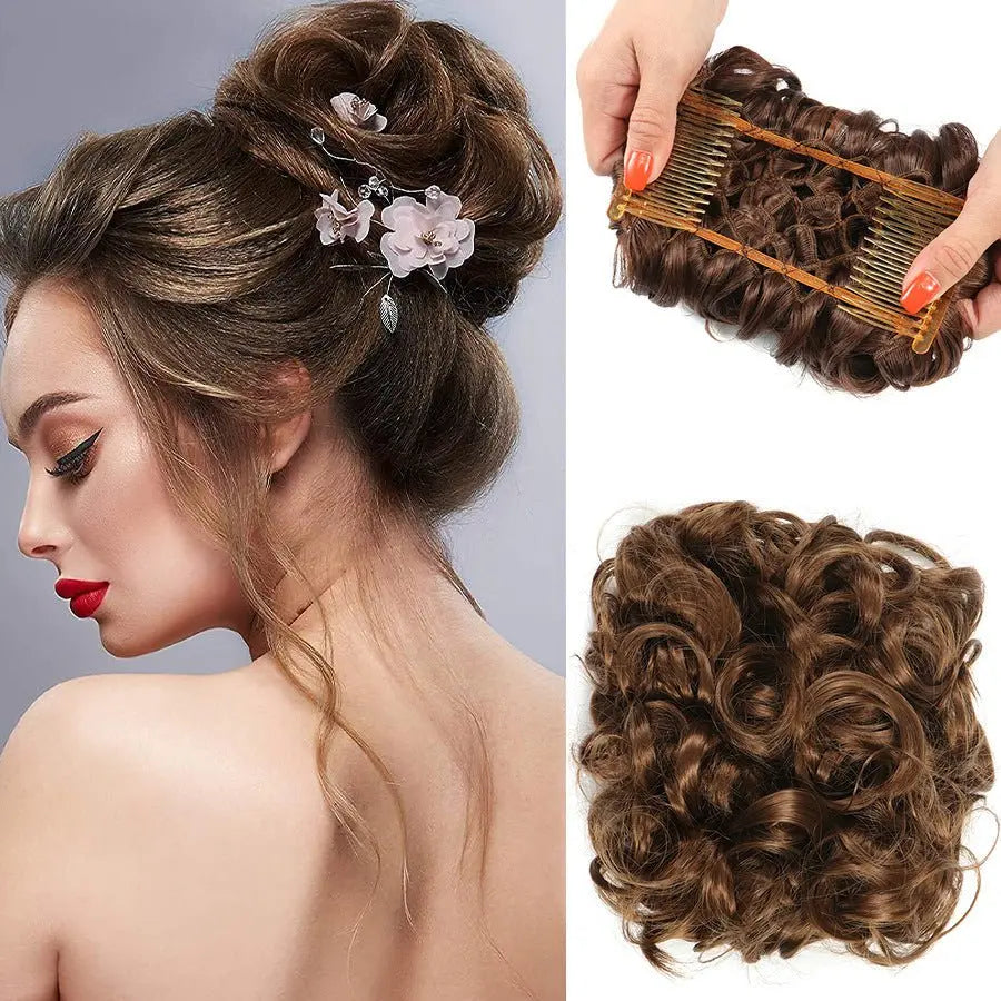 Curly Hair Bun 10$ TODAY ONLY