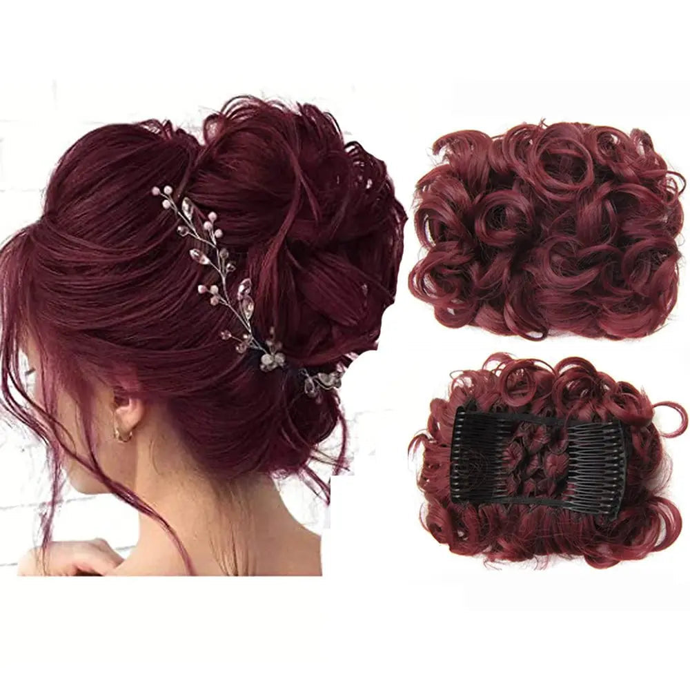 Curly Hair Bun 10$ TODAY ONLY