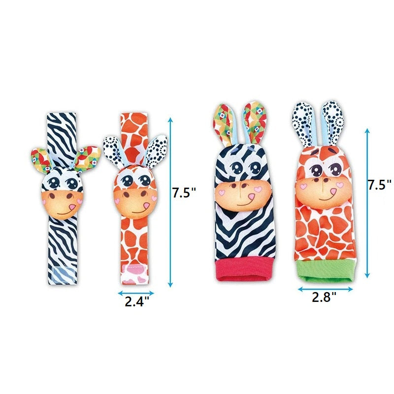 Rattle Socks & Wrist Straps For Babies 12$ TODAY ONLY