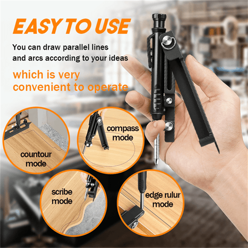 Mighty Construction Pencil Tool | Adjustable, Durable Alloy 1