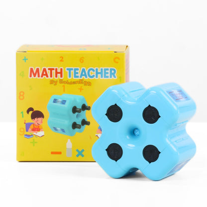 Mighty Math Roller Stamp | 4-in-1 Exercise Creator, Refillable Ink 0