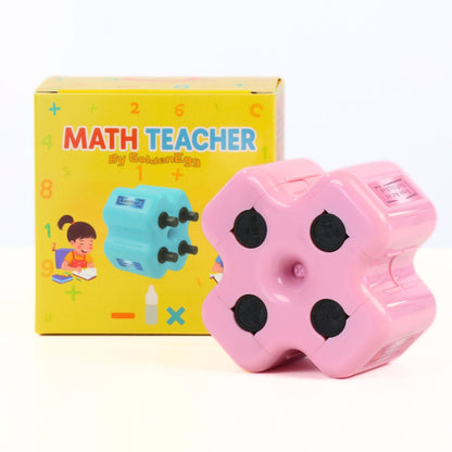 Mighty Math Roller Stamp | 4-in-1 Exercise Creator, Refillable Ink 6
