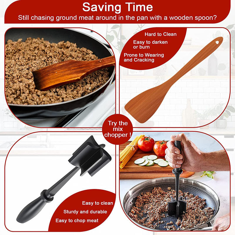 Mighty Meat Chopper | Heat Resistant, Ergonomic Handle 4
