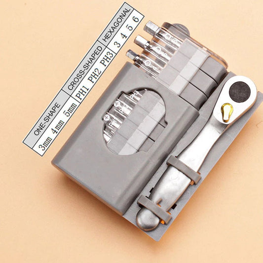 Mighty Mini Screwdriver Set | Multi-Functional with Ratcheting Handle 0