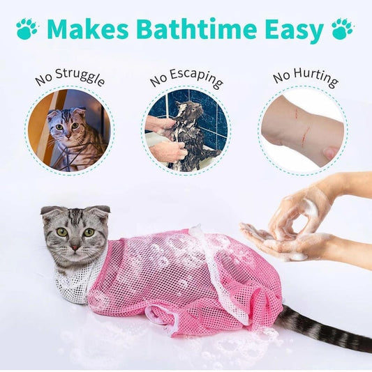 Milo Cat Grooming Bag | Multi-Functional Bathing & Restraint Solution 0