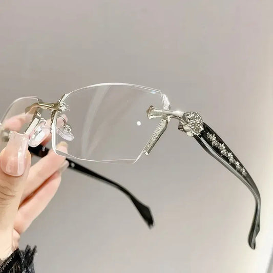 Milo Rimless Glasses | Blue Light Blocking, Lightweight 0