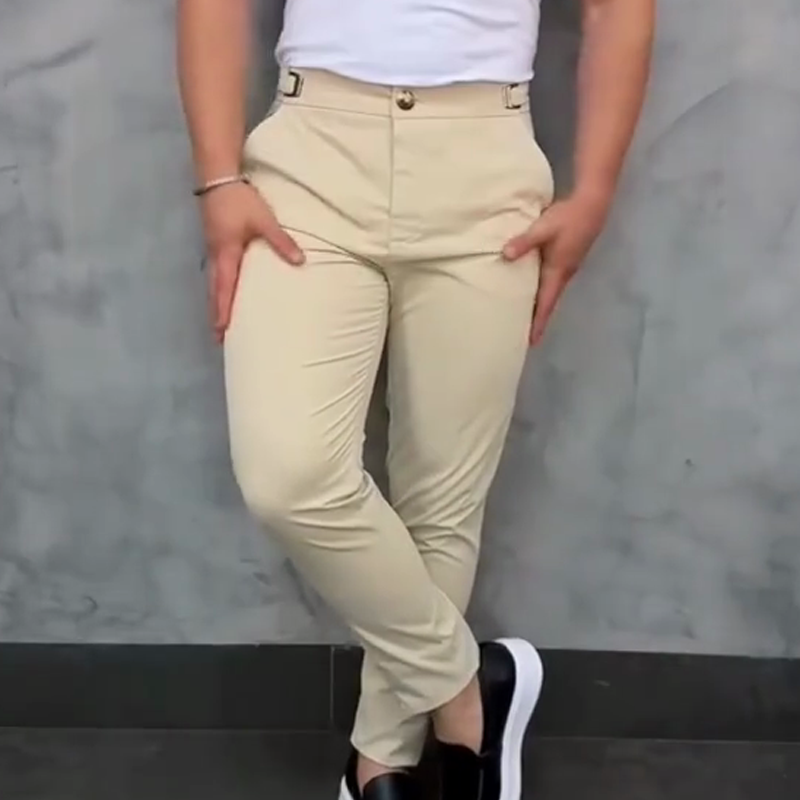 Milo Slim Fit Pants | Stretchable, Breathable Fabric, Wrinkle-Resistant 2