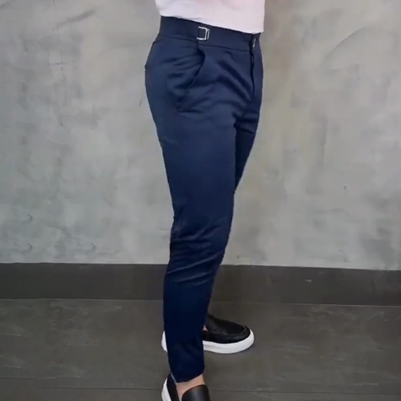Milo Slim Fit Pants | Stretchable, Breathable Fabric, Wrinkle-Resistant 5
