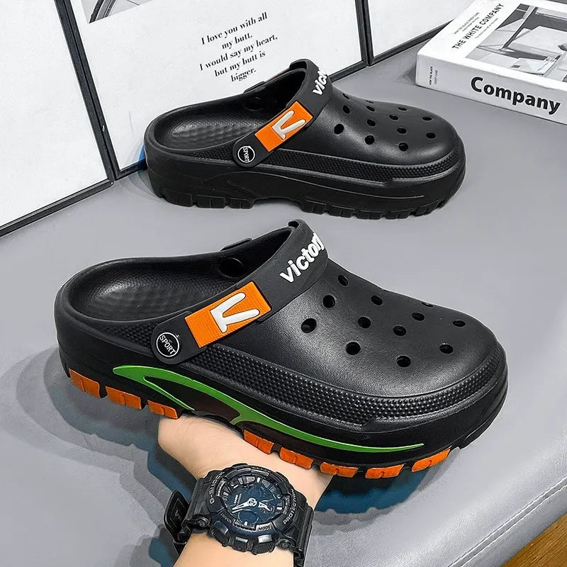 Milo Slip-On Sandals | Breathable, Adjustable Heel Strap 0