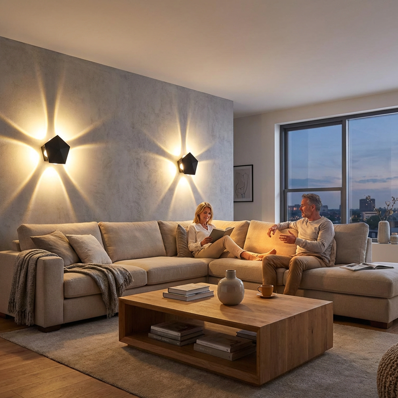 Mira LED Wall Sconce | Geometric, Weather-Resistant Outdoor Wall Light 5