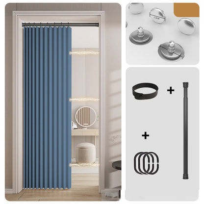 Mira Magnetic Door Curtain | No-Drill, Light Blocking, Accordion Design 10