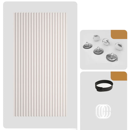 Mira Magnetic Door Curtain | No-Drill, Light Blocking, Accordion Design 11