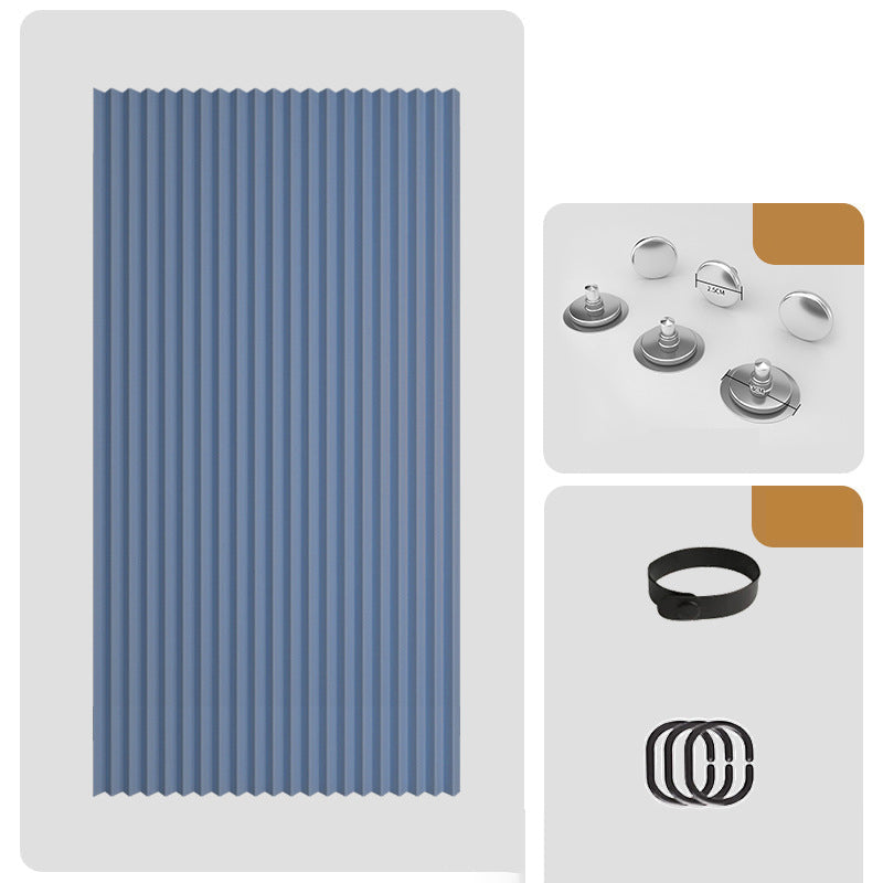 Mira Magnetic Door Curtain | No-Drill, Light Blocking, Accordion Design 9