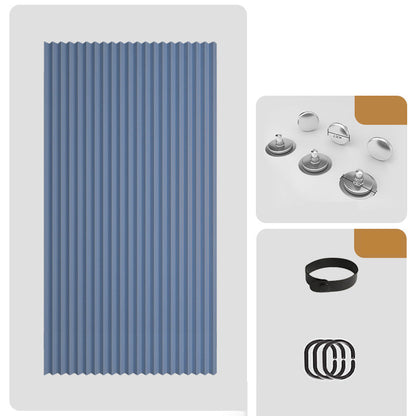 Mira Magnetic Door Curtain | No-Drill, Light Blocking, Accordion Design 9